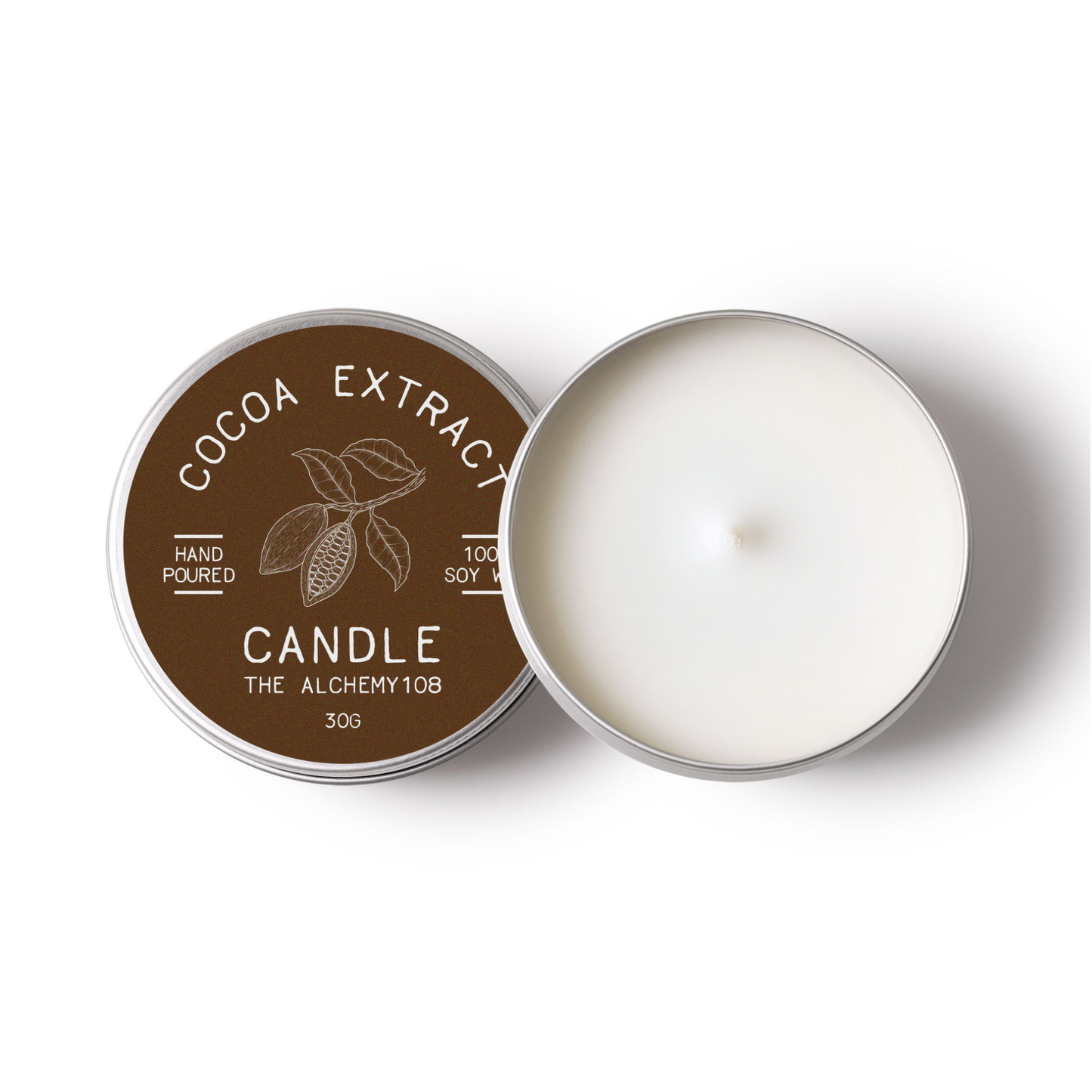 CACAO EXTRACT Mini Soy Wax Candle