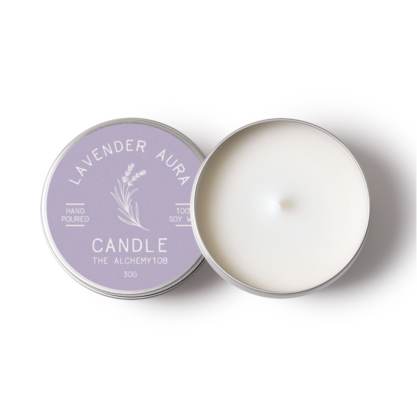 LAVENDER AREA Mini Soy Wax Candle