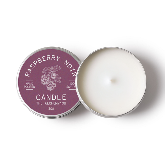 RASPBERRY NOIR Mini Soy Wax Candle