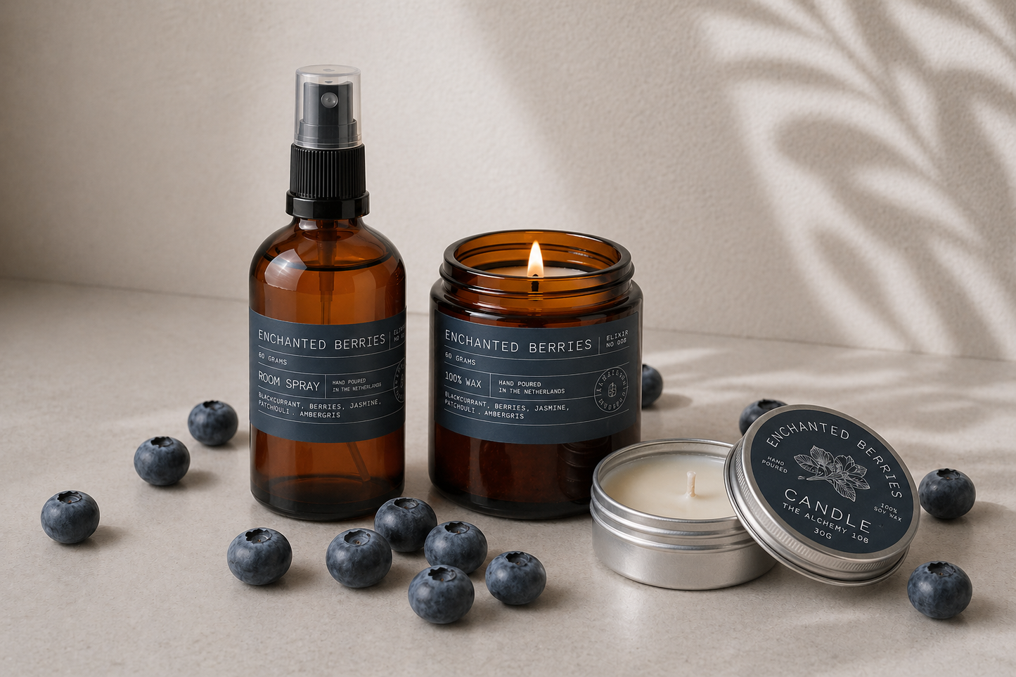 ENCHANTED BERRIES Soy Wax Candle