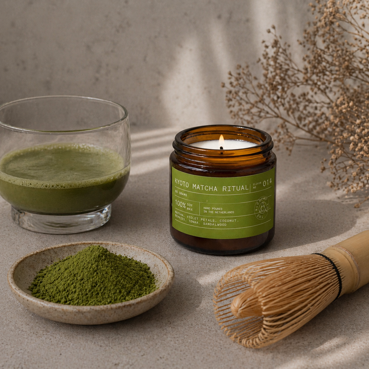 KYOTO MATCHA RITUAL Soy Wax Candle