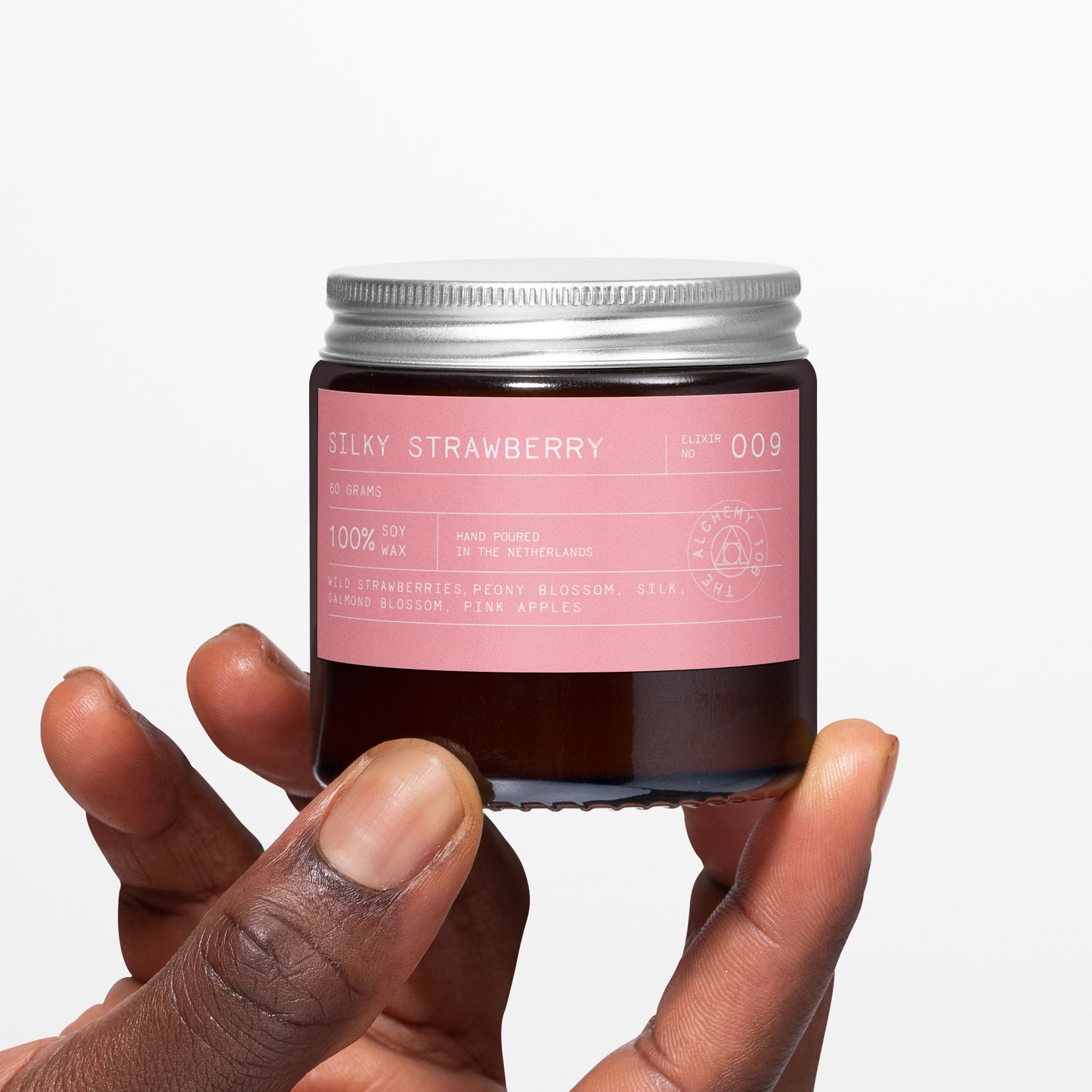 SILK STRAWBERRY Soy Wax Candle