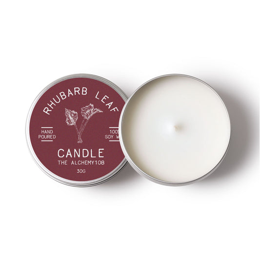 RHUBARB LEAF Mini Soy Wax Candle